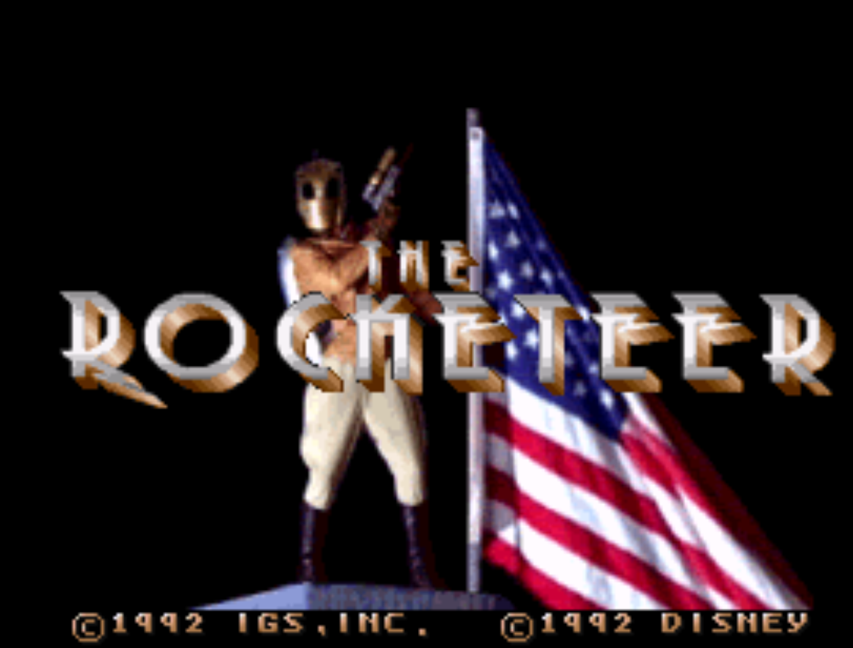 The Rocketeer Title Screen